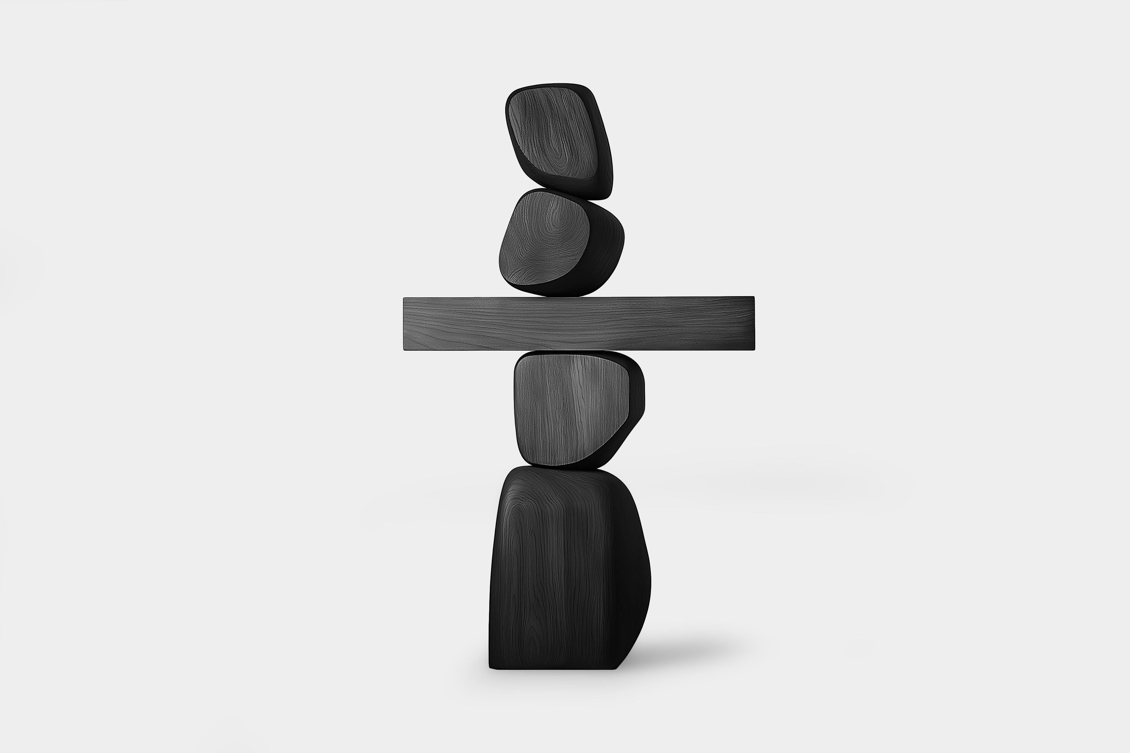 Escultura minimalista de madera Lull No139 by NONO - Perfecta para espacios artísticos Mexicano en venta