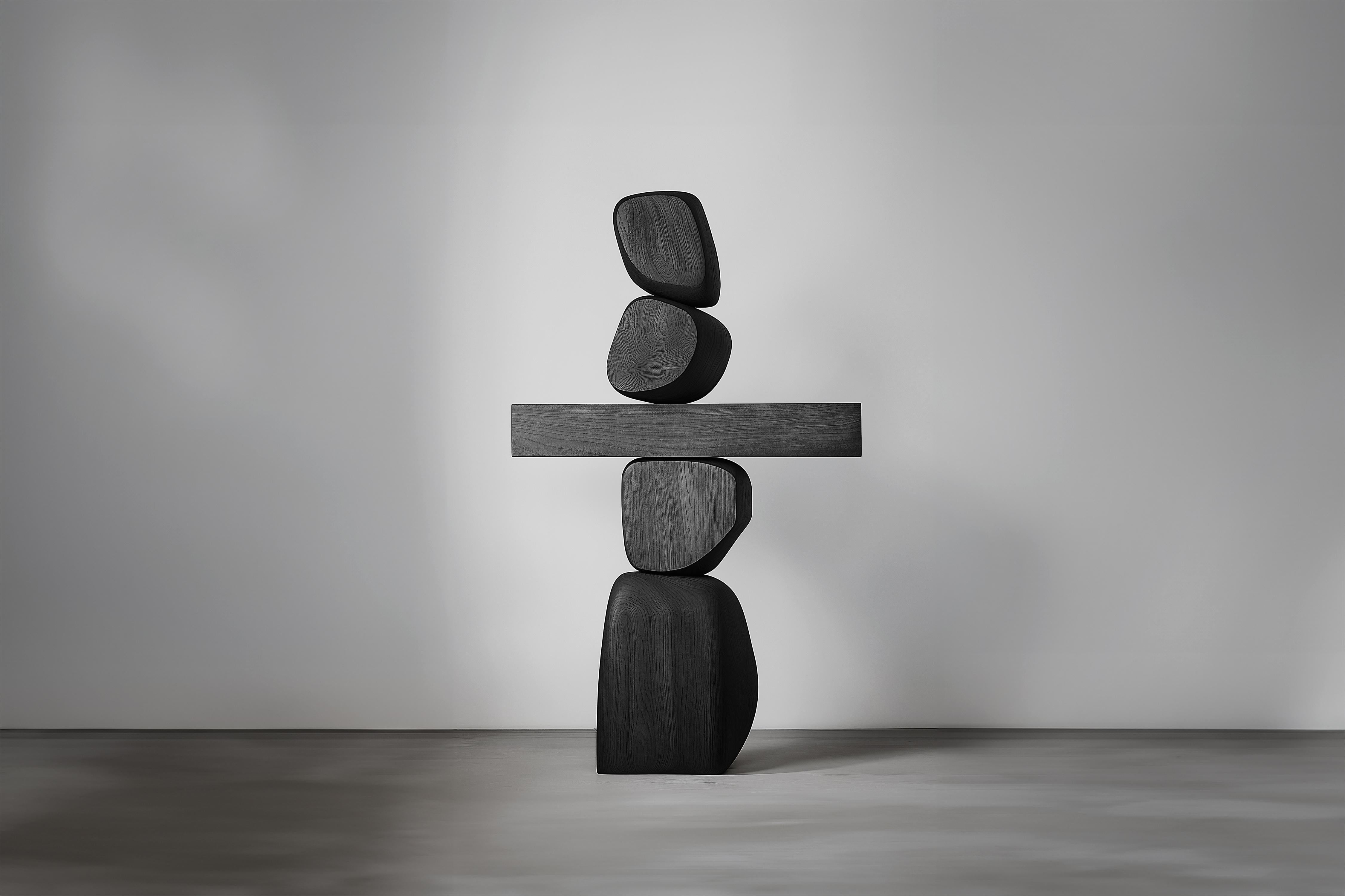 Escultura minimalista de madera Lull No139 by NONO - Perfecta para espacios artísticos Hecho a mano en venta