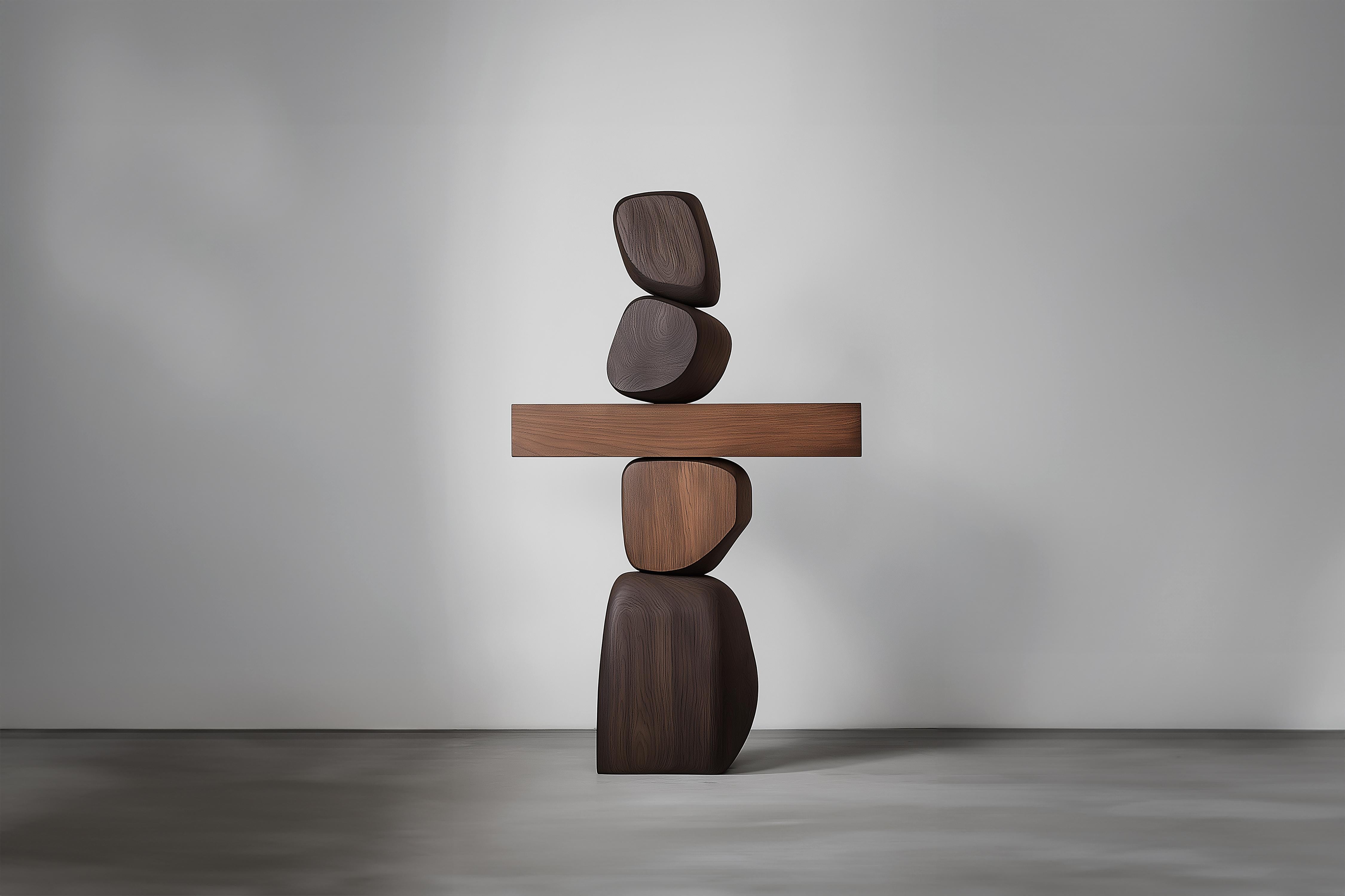Escultura minimalista de madera Lull No139 by NONO - Perfecta para espacios artísticos


---
El equilibrio y la tensión son el núcleo de estas esculturas. La interacción entre las formas suaves y redondeadas y las bases sólidas y angulosas crea un
