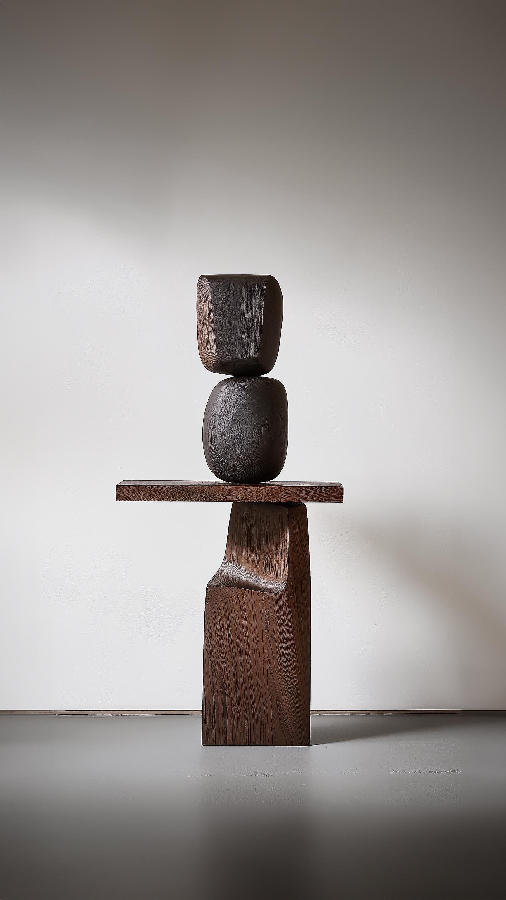 Moderne Sculpture en bois de luxe Lull No141 - Pièce d'art moderne de NONO pour la maison en vente