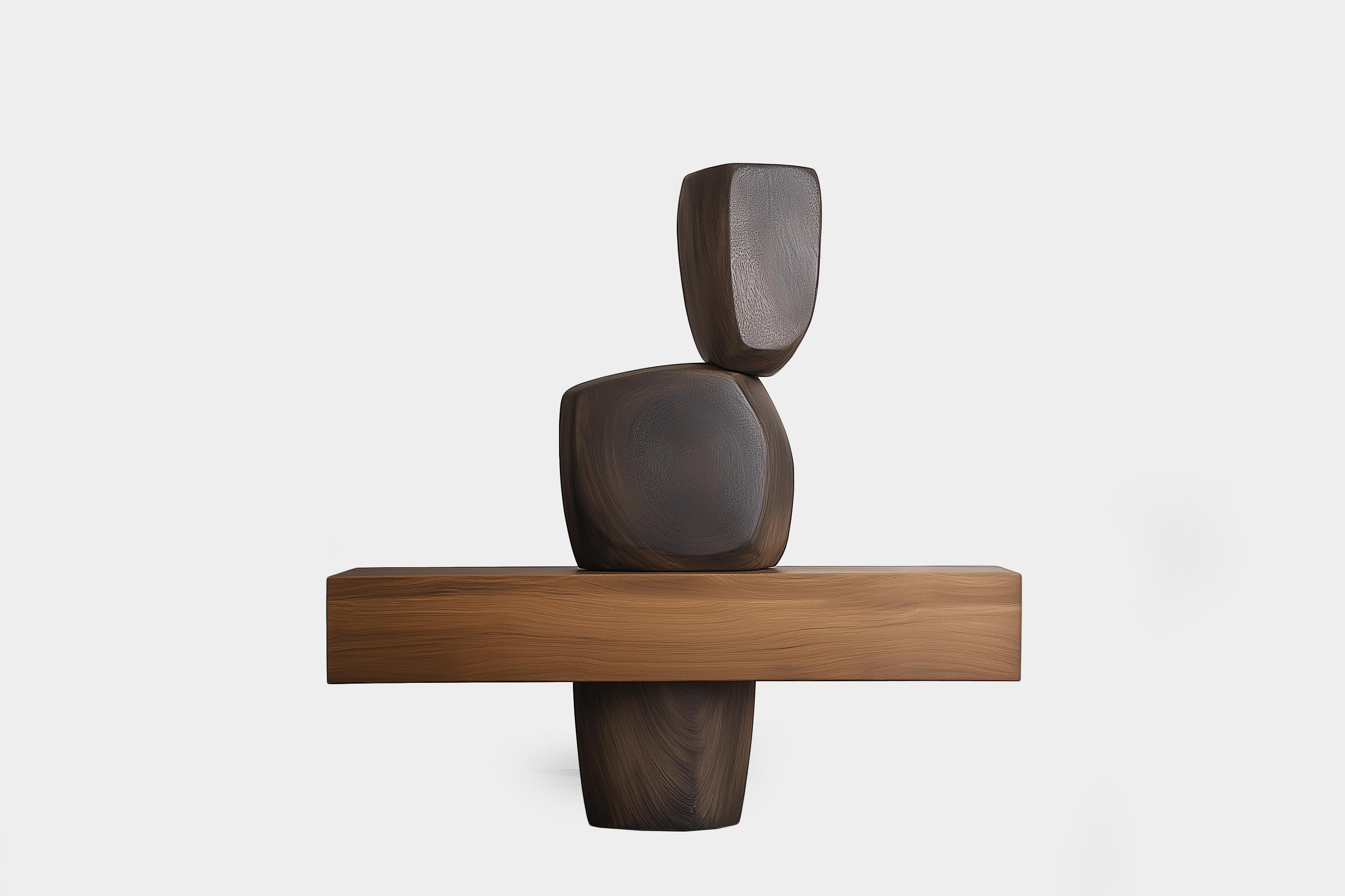Lull No146 Tótem de madera para casas modernas - Diseñado por Joel Escalona

---
El equilibrio y la tensión son el núcleo de estas esculturas. La interacción entre las formas suaves y redondeadas y las bases sólidas y angulosas crea un delicado