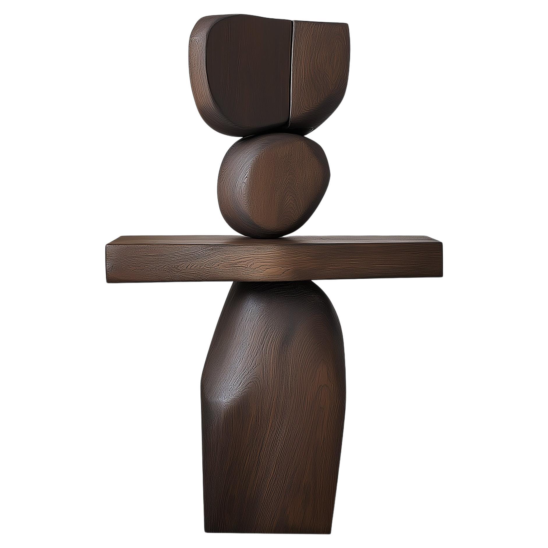 Scultura contemporanea in legno Lull No147 di NONO - Ideale per il Design/One