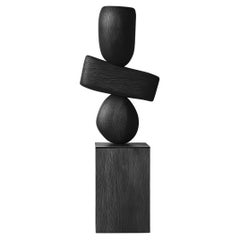Escultura geométrica de madera Lull No148 - Hecha a mano por Joel Escalona