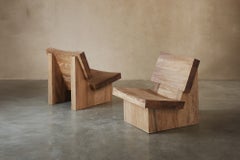 Muted by NONO No04 Solid Wood Chair Timeless Brutalist Aesthetic