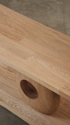 Console minimaliste 13, Rangement Elegance, Collection Sereno, Petite Sculpture