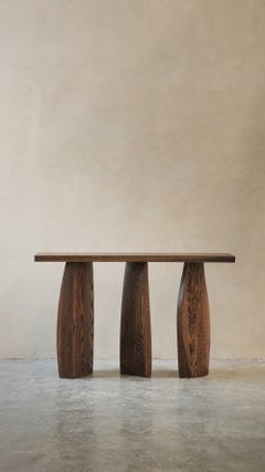 Solace No5 Console Table – Pebble-Like Legs in Wood, by NONO