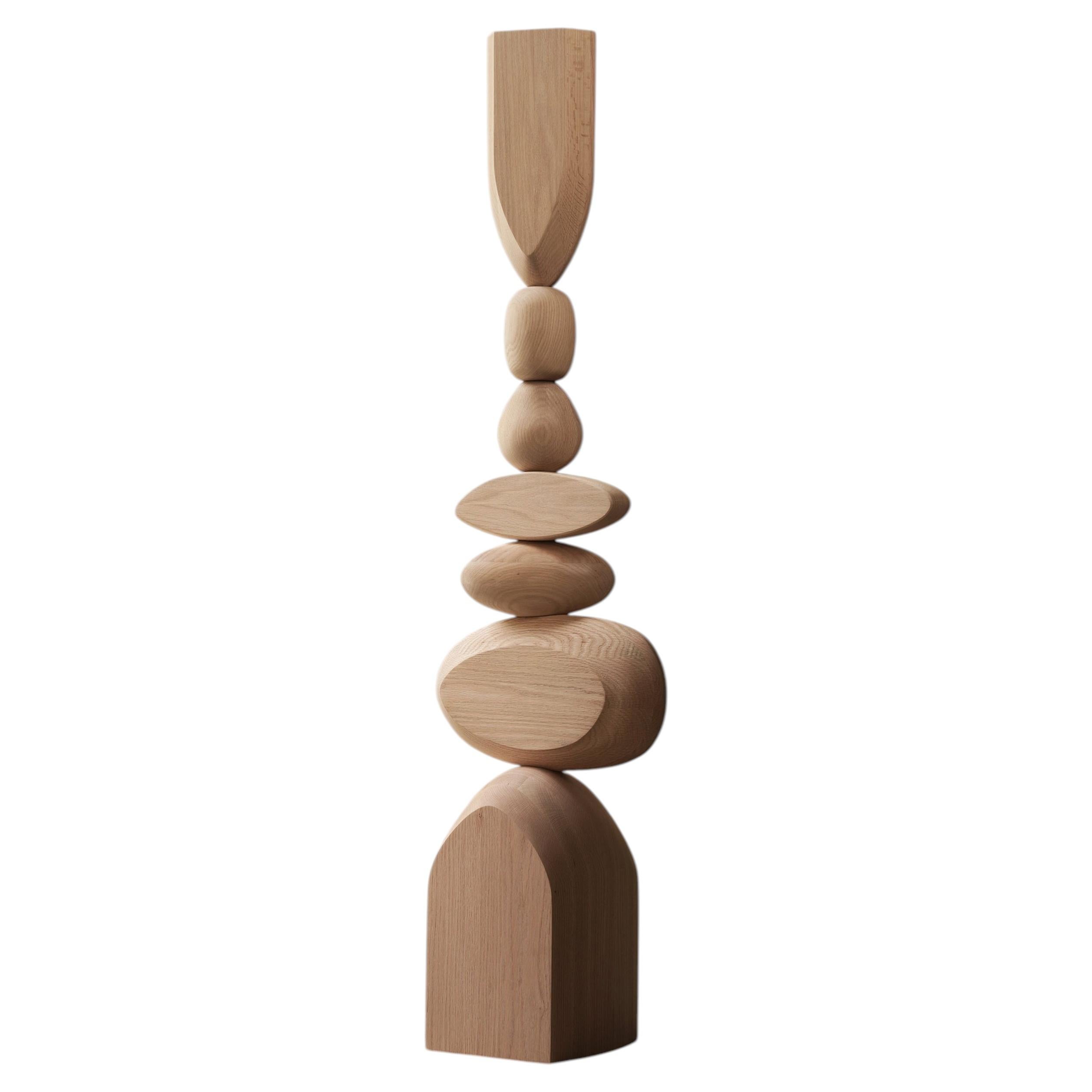Rosa Morada Woo Standing Serene Totem Still Stand No22: Crafted by Joel Escalona For Sale