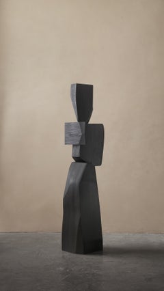 Biomorphic Carved Wood Sculpture in the style of Isamu Noguchi, Unseen Force 17