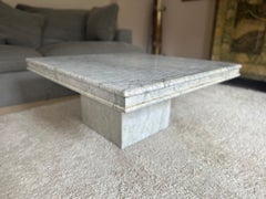 1970s Custom-Made Italian Marble Coffee Table