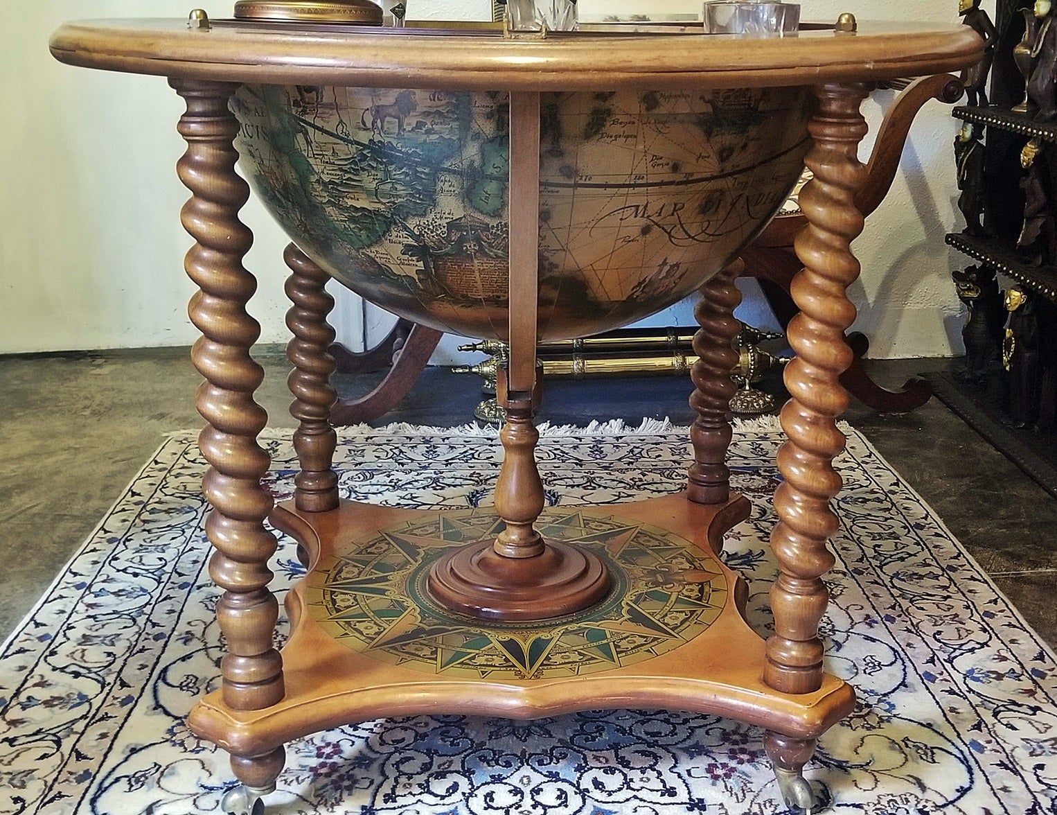 Midcentury Globe Bar Classic 1950s At 1stdibs