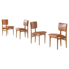 Mid-Century Modern Set of 4 Dining Chairs by Carlo Hauner and Martin Eisler 1955