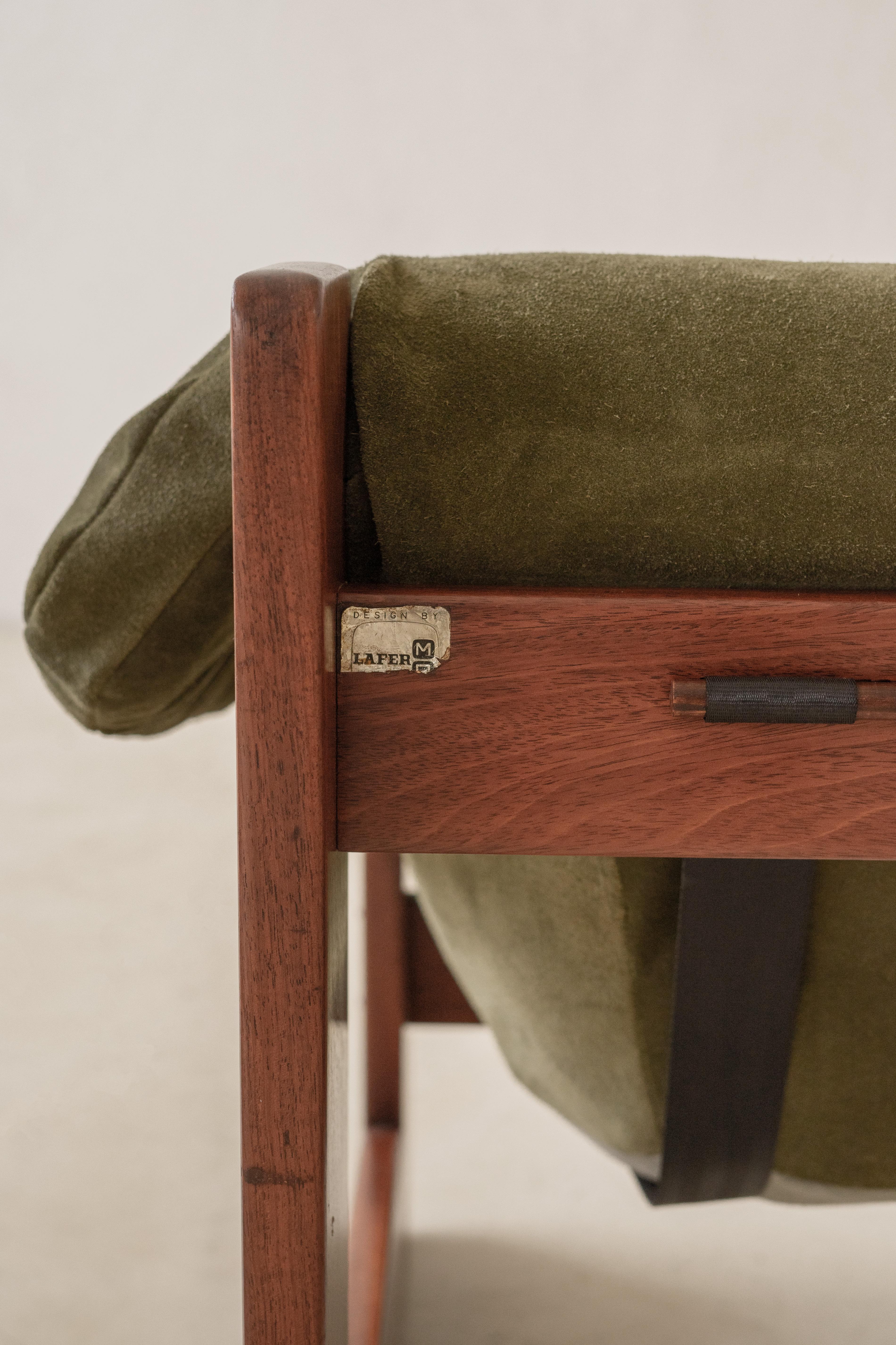 Paire de chaises longues MP-97 de Percival Lafer, milieu du siècle, Brésil, 1970 en vente 4