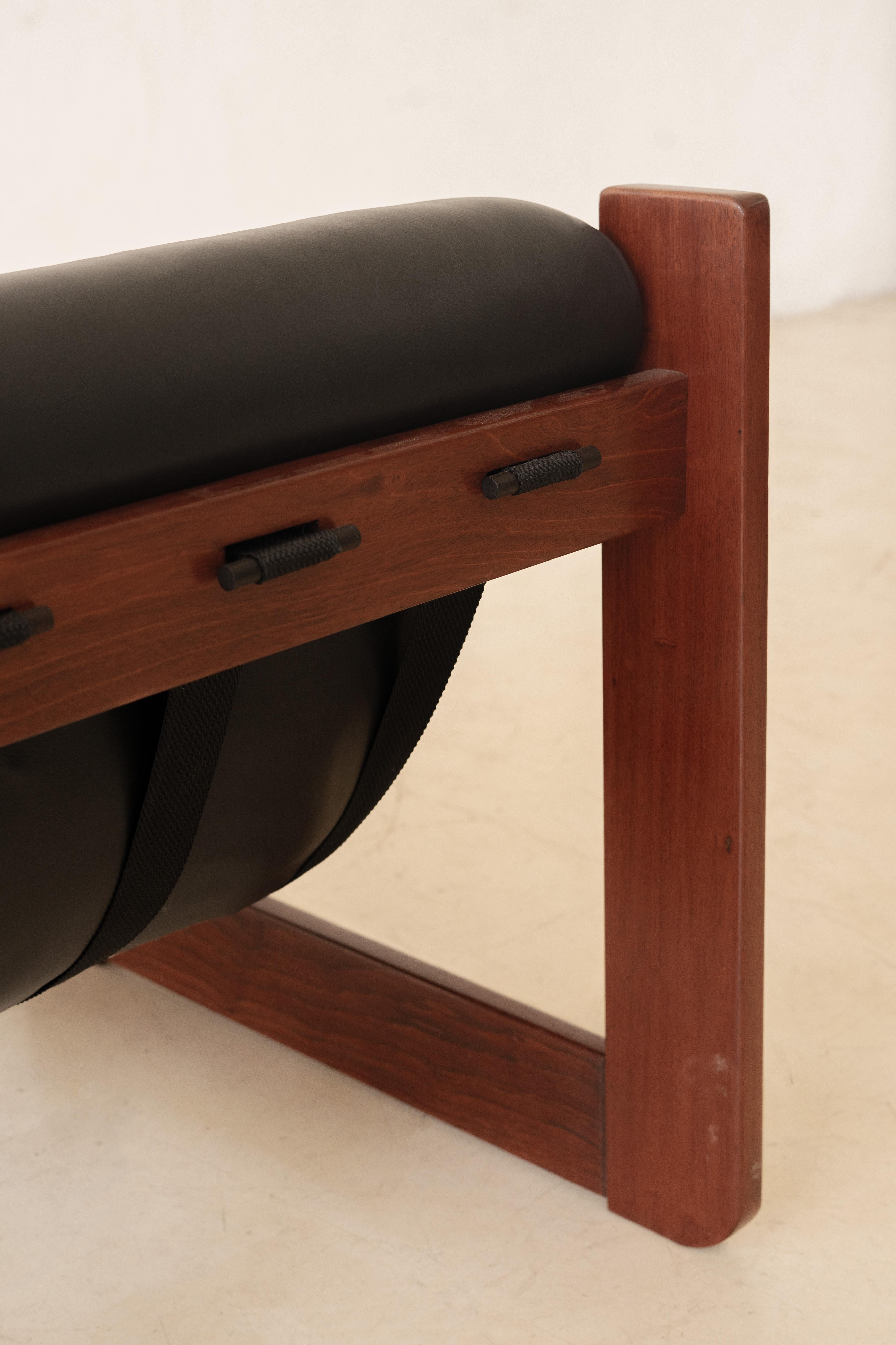 Paire de chaises longues MP-97 de Percival Lafer, milieu du siècle, Brésil, 1970 en vente 1