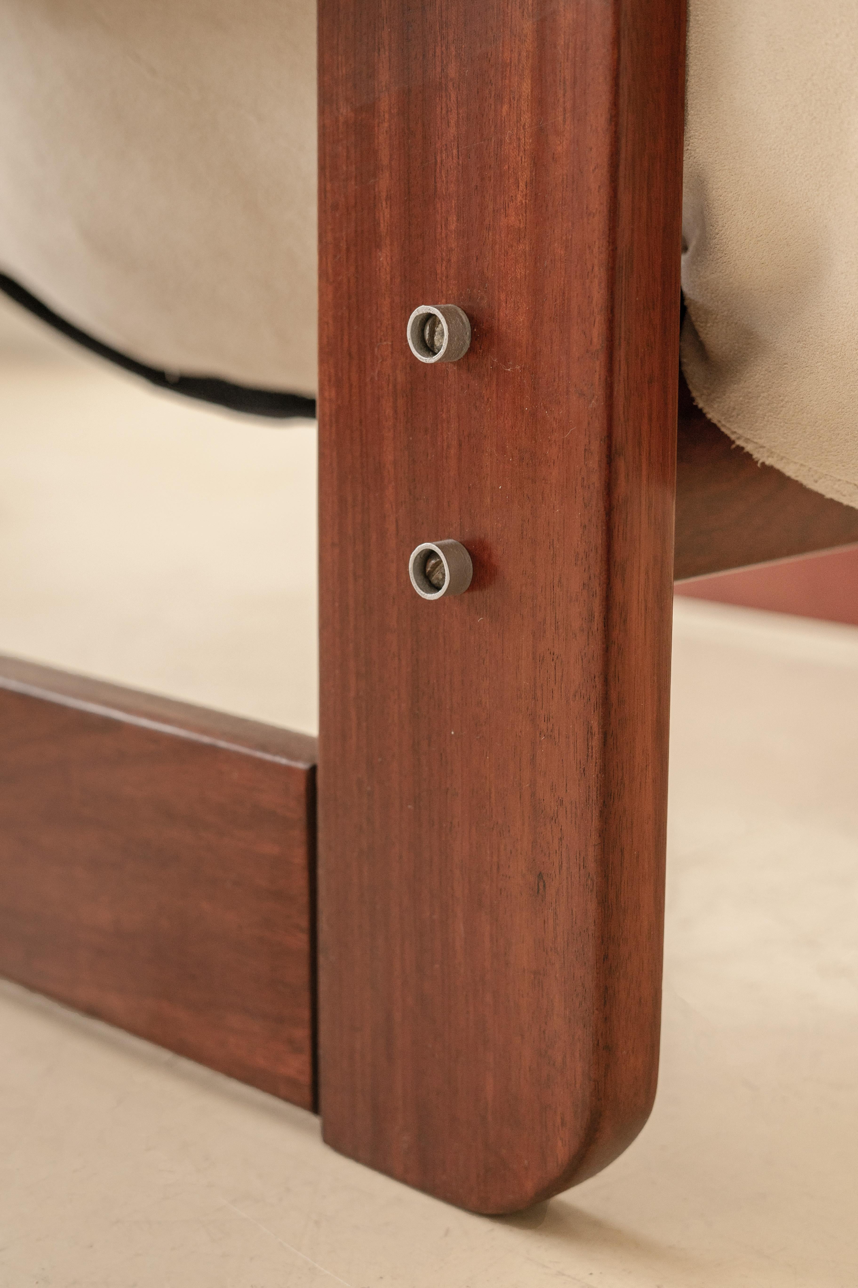 Paire de chaises longues MP-97 de Percival Lafer, milieu du siècle, Brésil, 1970 en vente 1