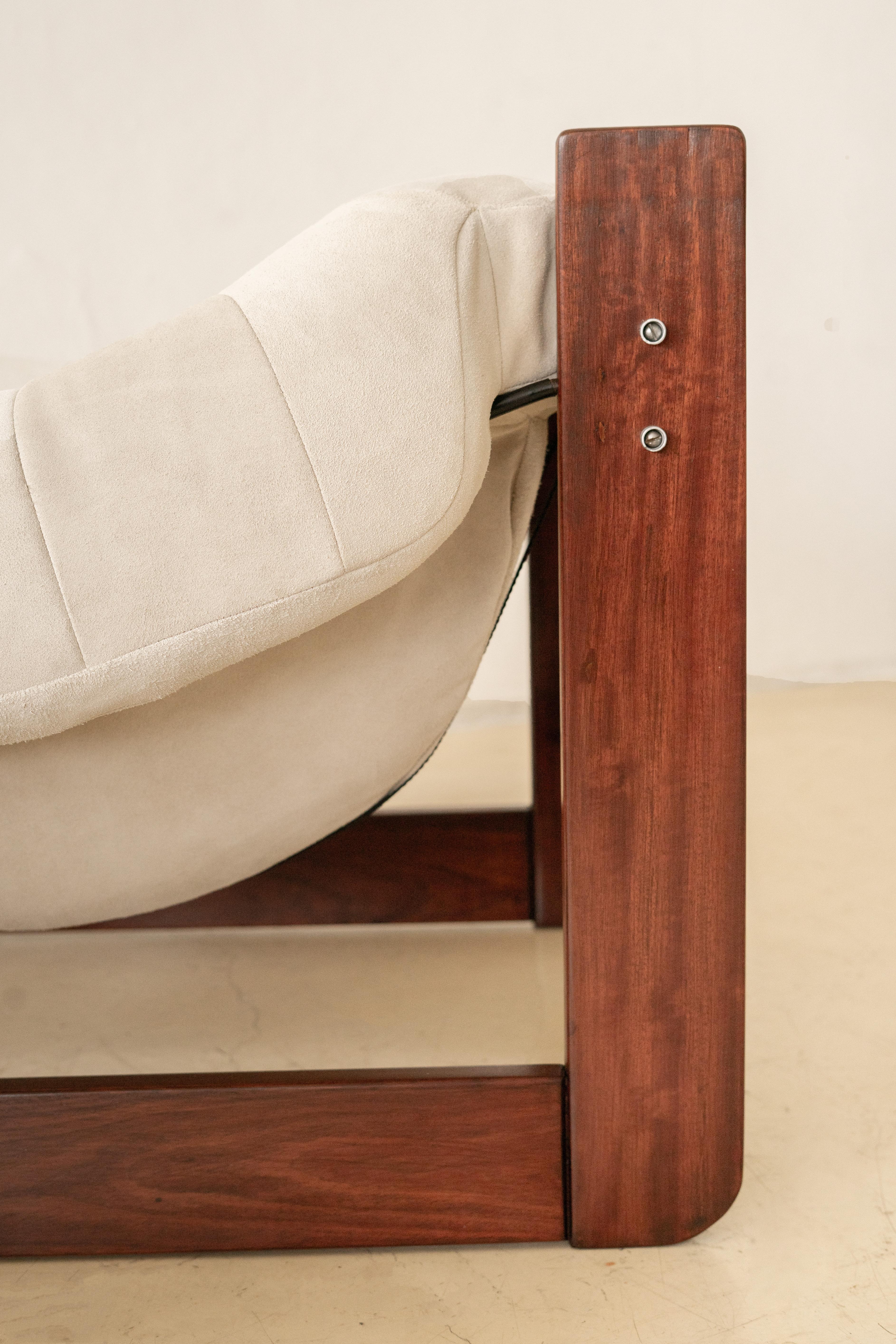 Brésilien Paire de chaises longues MP-97 de Percival Lafer, milieu du siècle, Brésil, 1970 en vente