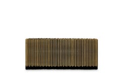 Modern Symphony Sideboard 4-Door in Gold Plated Brass Tubes by Boca do Lobo