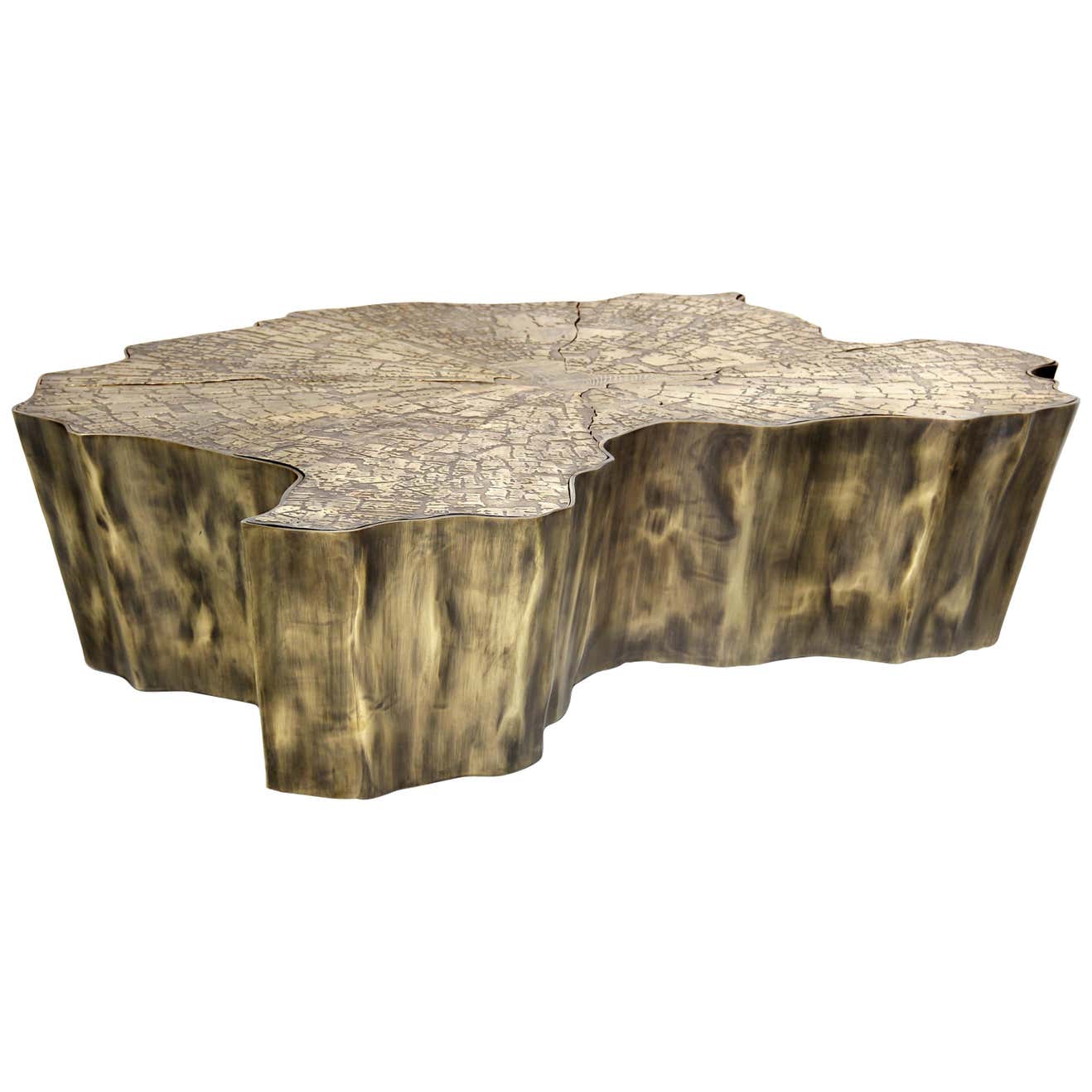 Modern Classic Eden Center Table Small in Patina by Boca do Lobo For Sale