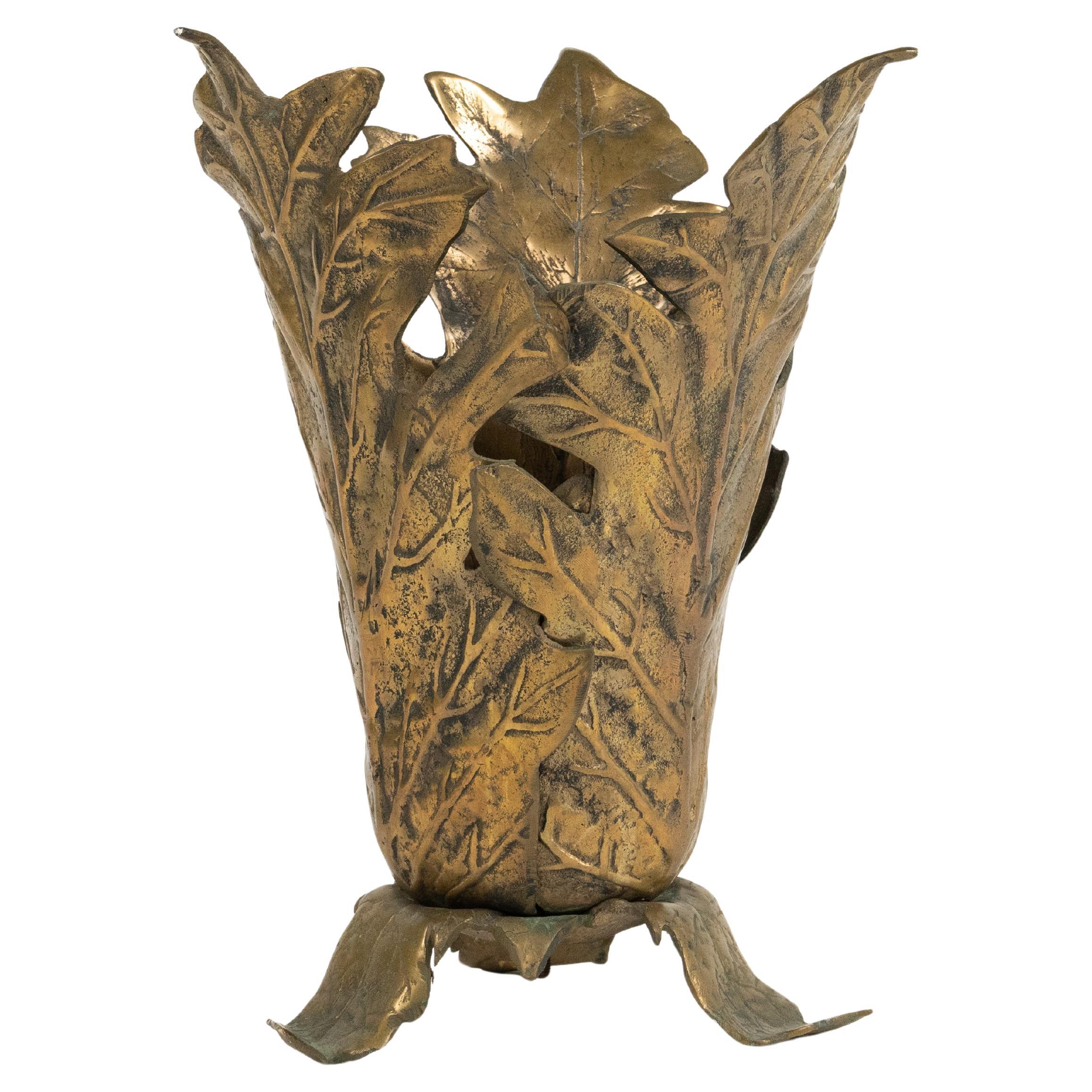 Stand Umbrella en bronze Attribué à François Xavier & Claude Lalanne, France 1970 en vente