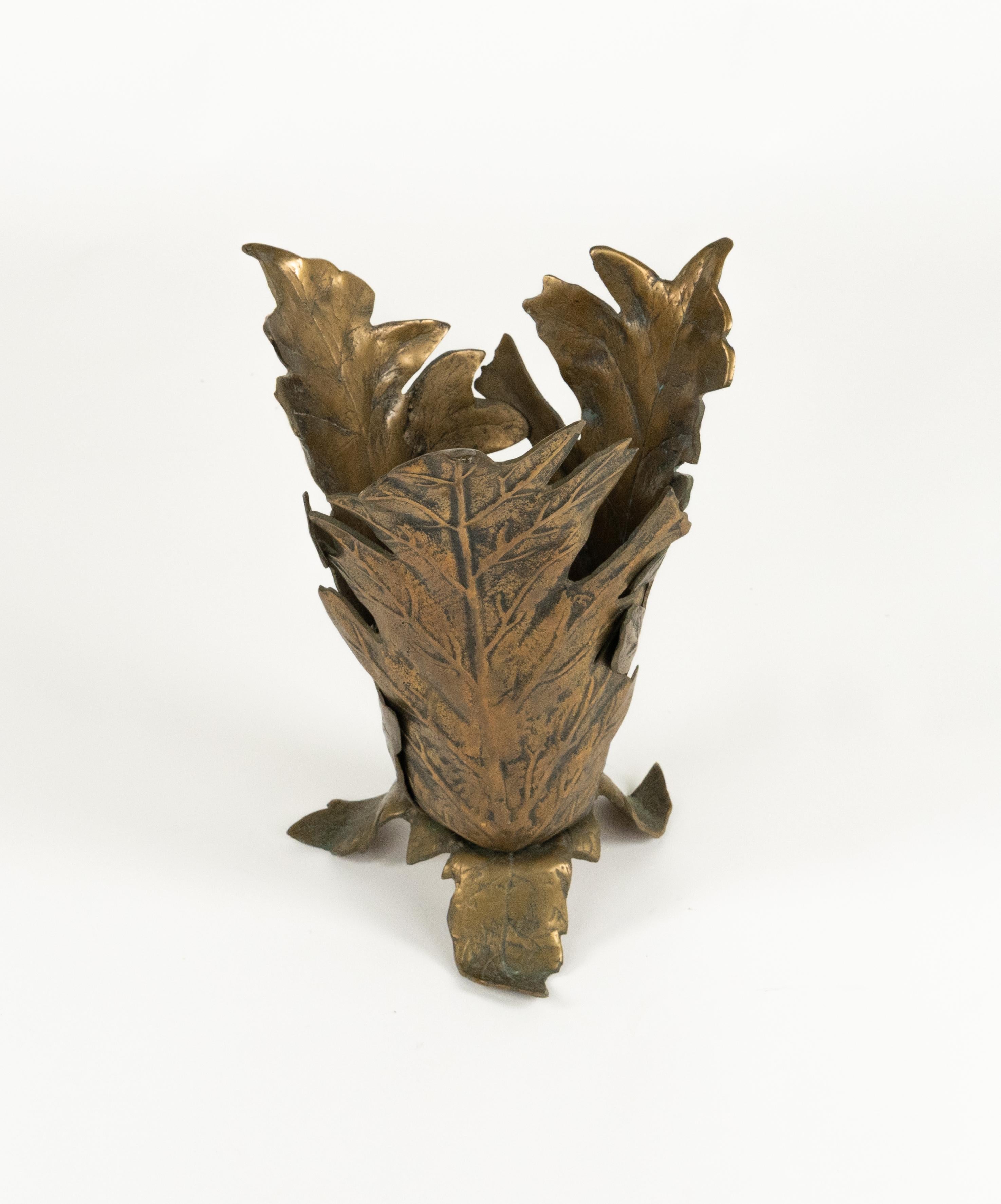 Français Stand Umbrella en bronze Attribué à François Xavier & Claude Lalanne, France 1970 en vente