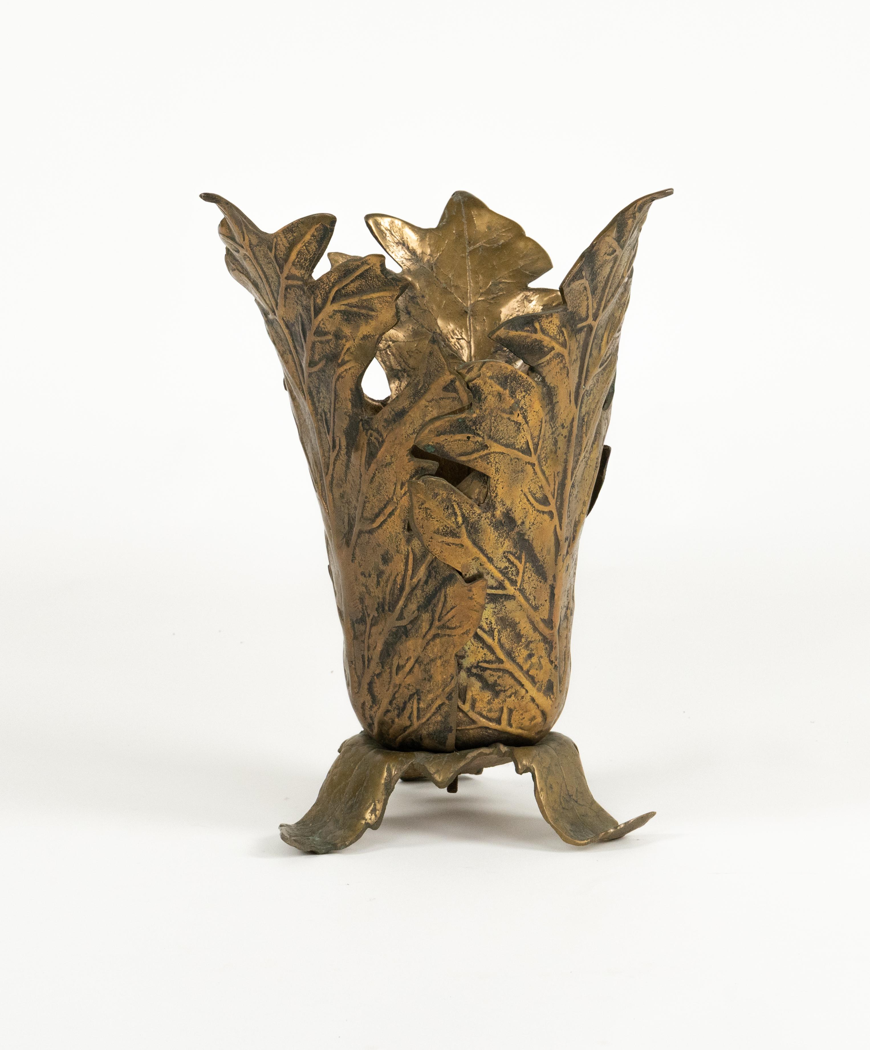 Fin du 20e siècle Stand Umbrella en bronze Attribué à François Xavier & Claude Lalanne, France 1970 en vente