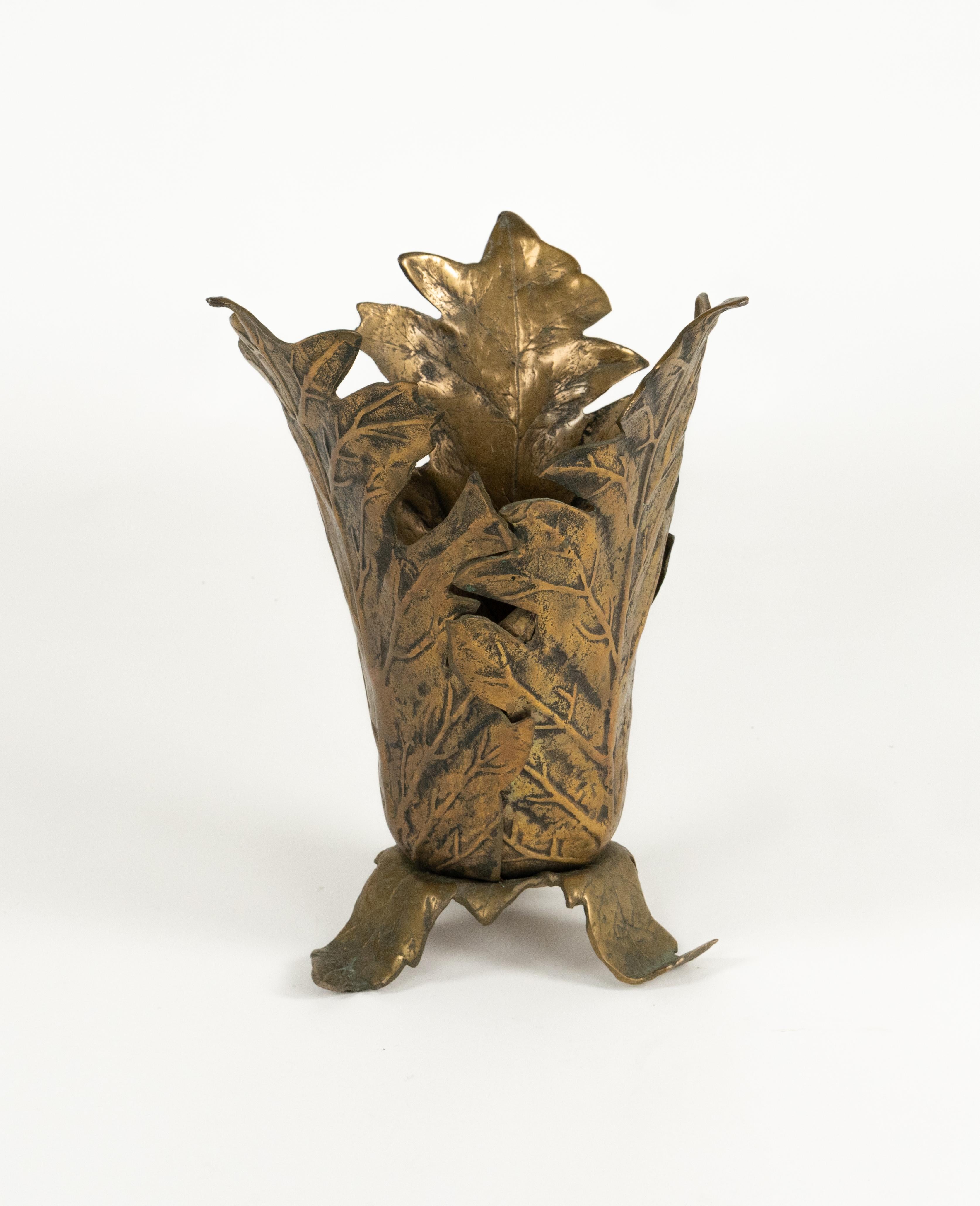 Stand Umbrella en bronze Attribué à François Xavier & Claude Lalanne, France 1970 Bon état - En vente à Rome, IT
