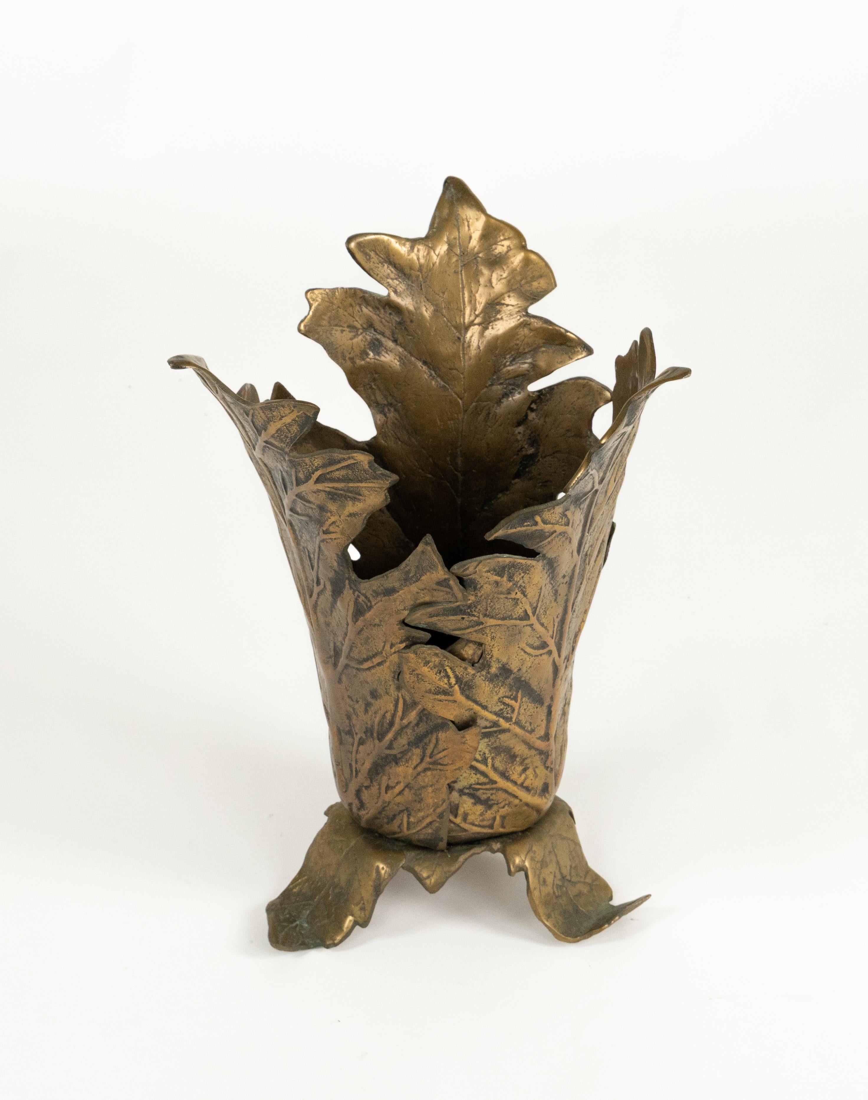 Métal Stand Umbrella en bronze Attribué à François Xavier & Claude Lalanne, France 1970 en vente