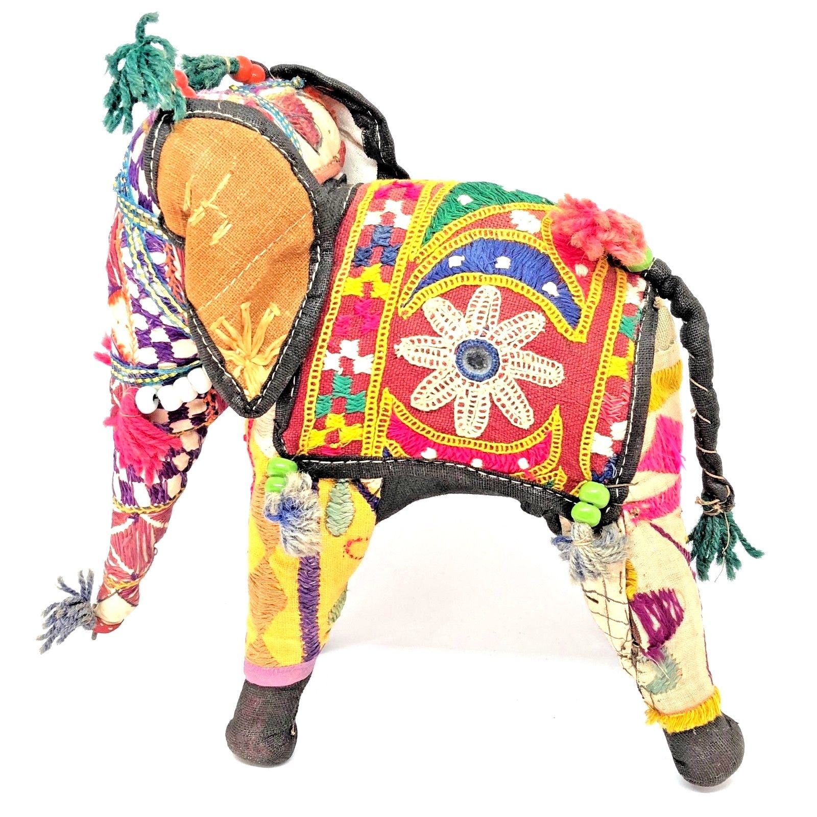 vintage stuffed elephant