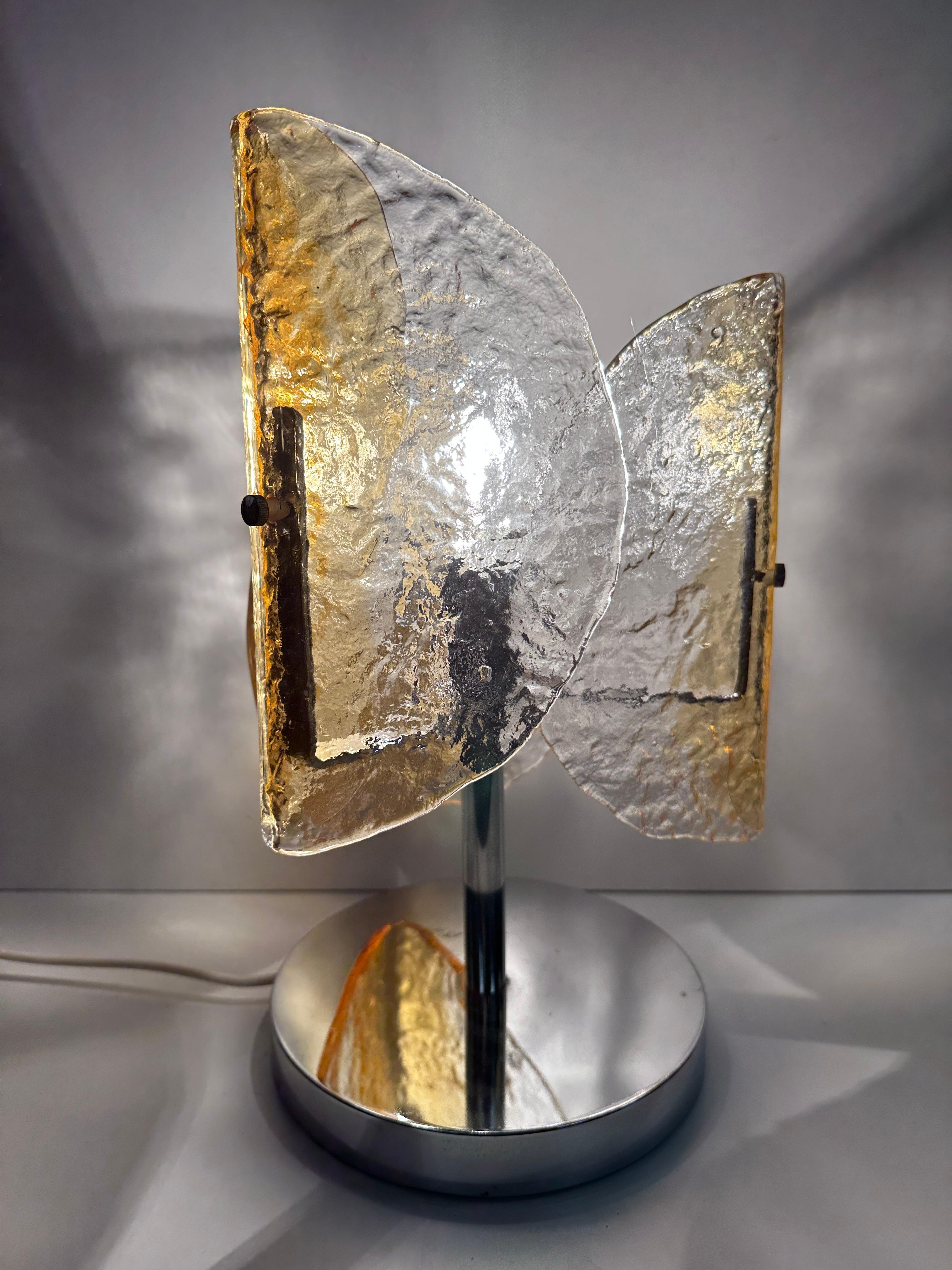 Beautiful Mazzega Carlo Nason Table Lamp, Italy, 1970s 6