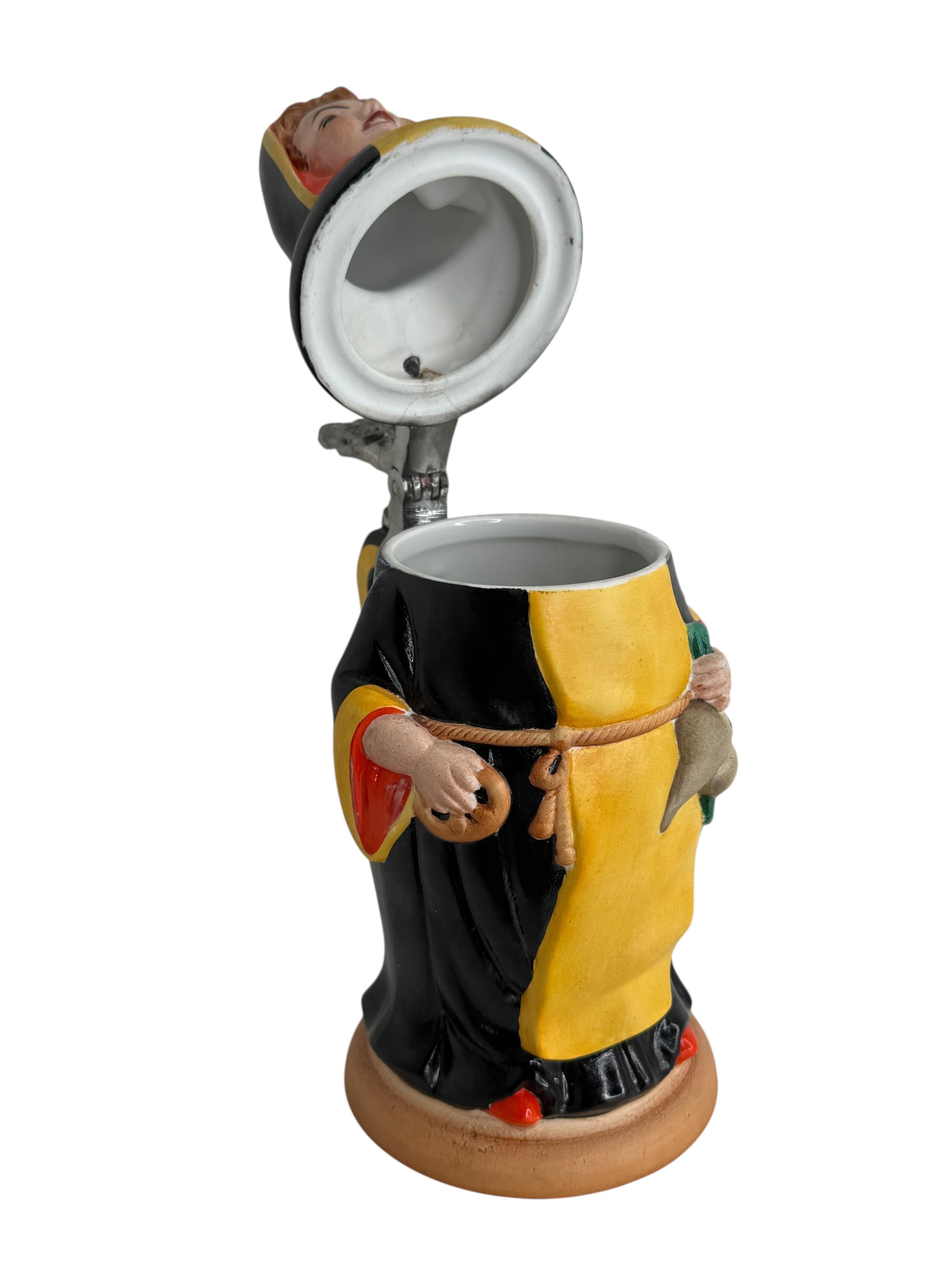 Collectors Lidded Character Beer Stein Munich Child, 1970s For Sale 1