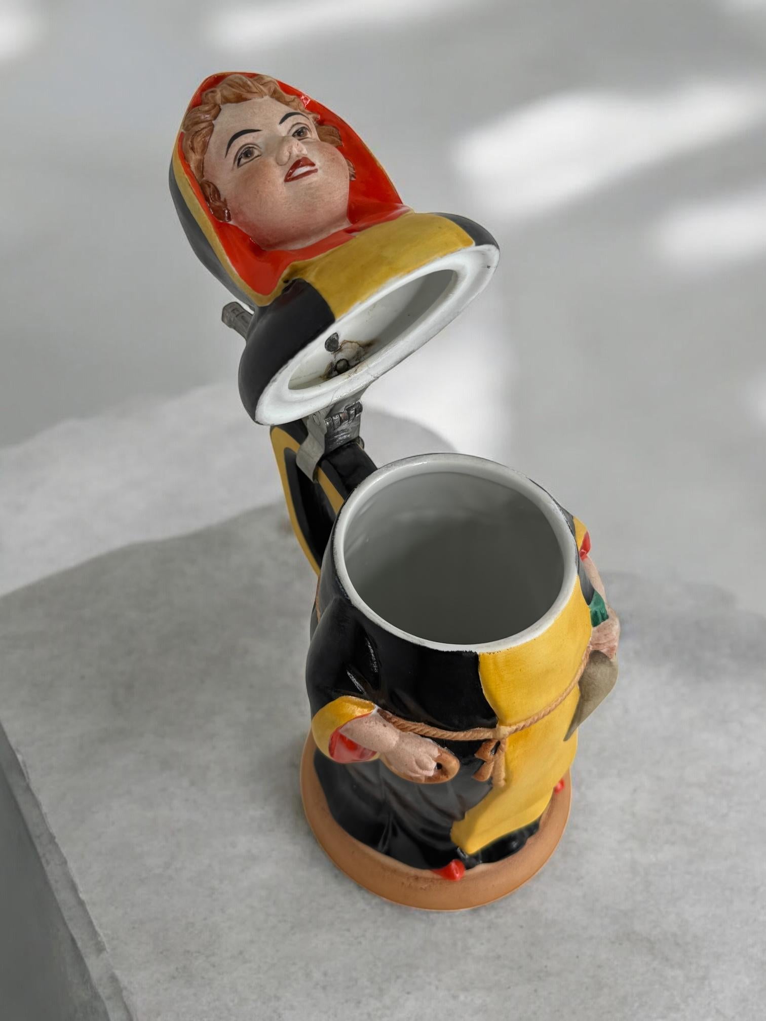 Collectors Lidded Character Beer Stein Munich Child, 1970s For Sale 9