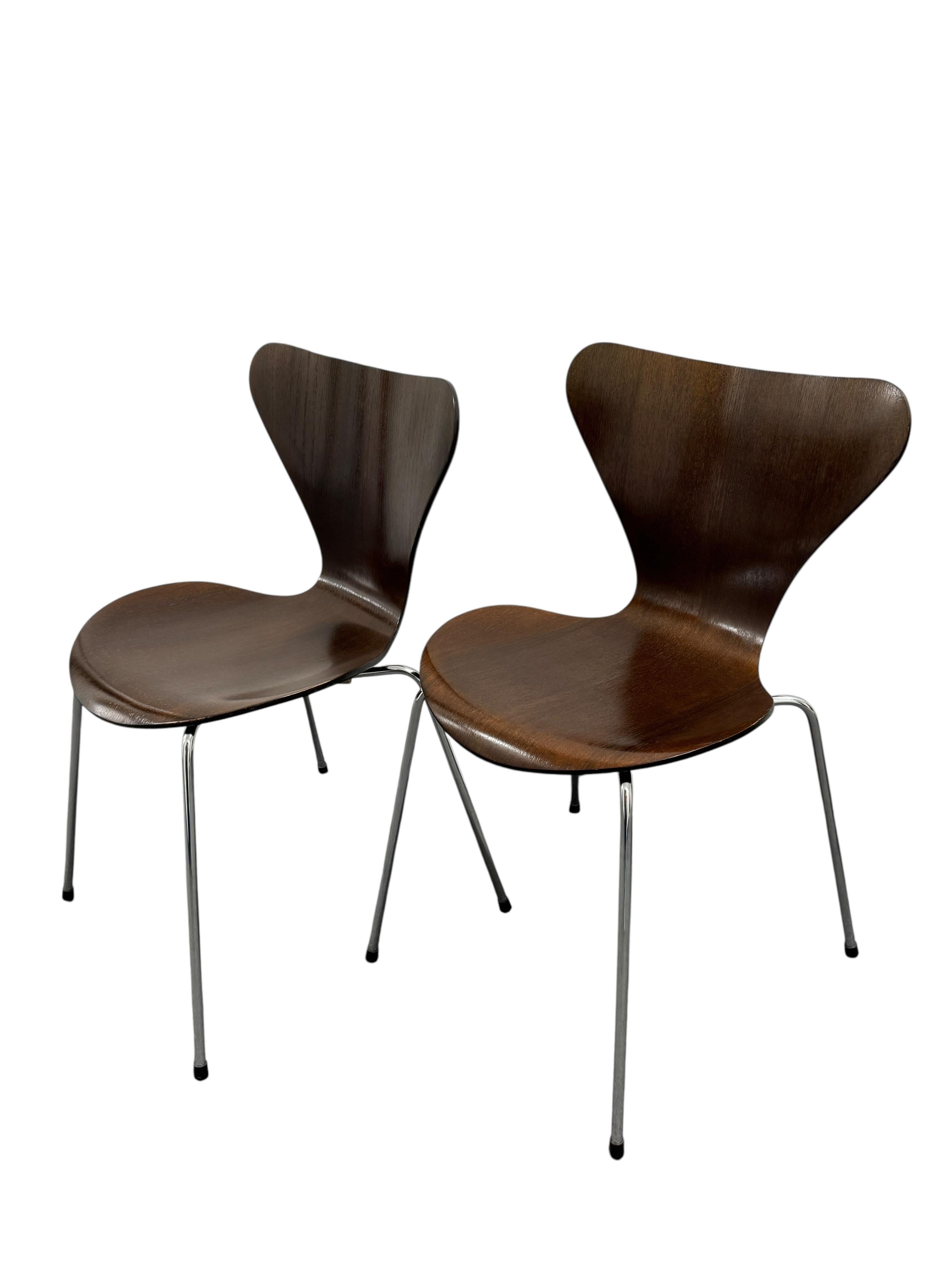 4er Set Model 3107 Serie 7 Stapelstuhl Arne Jacobsen, Fritz Hansen Deutschland im Angebot 4