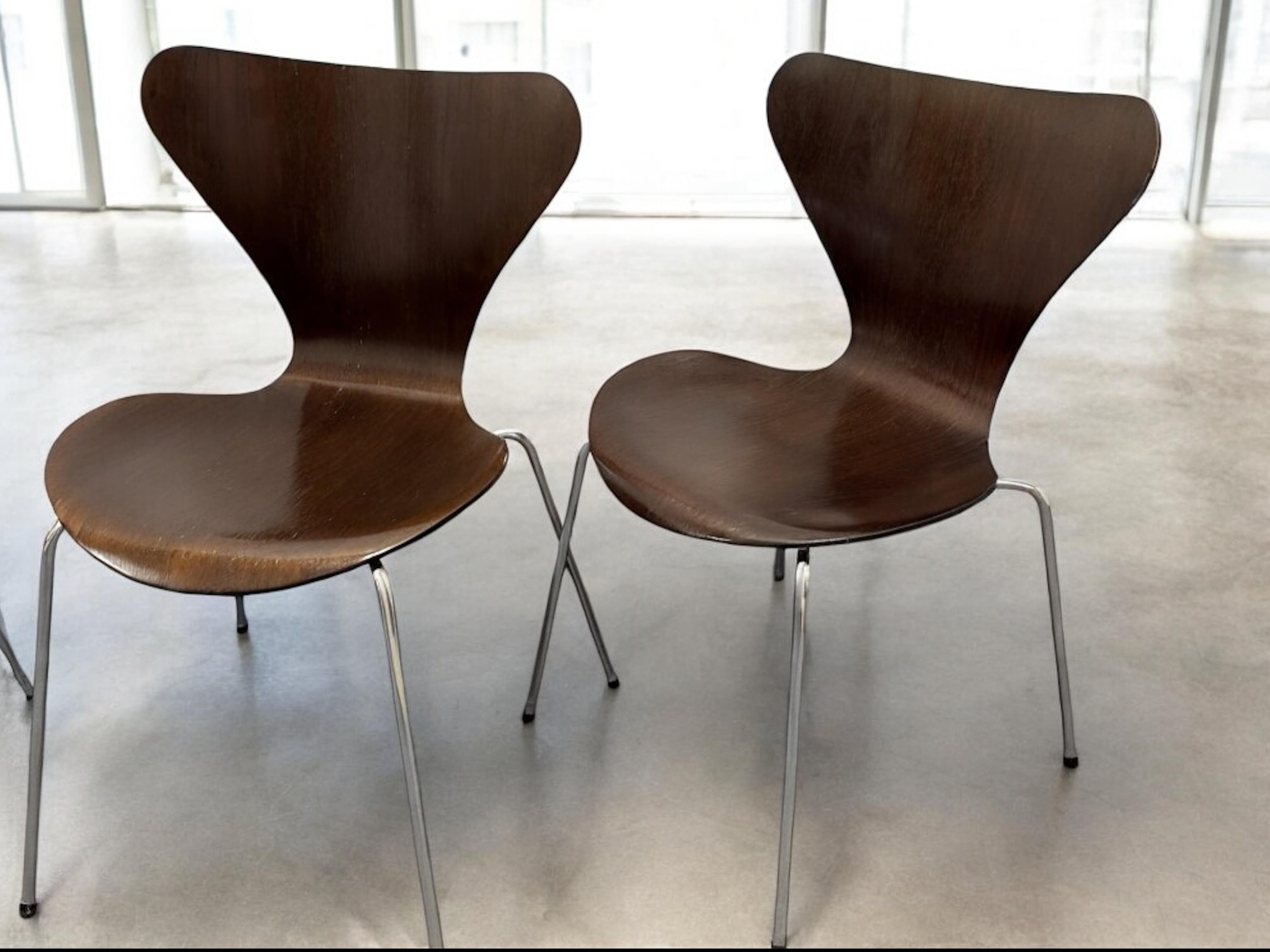 4er Set Model 3107 Serie 7 Stapelstuhl Arne Jacobsen, Fritz Hansen Deutschland im Angebot 13