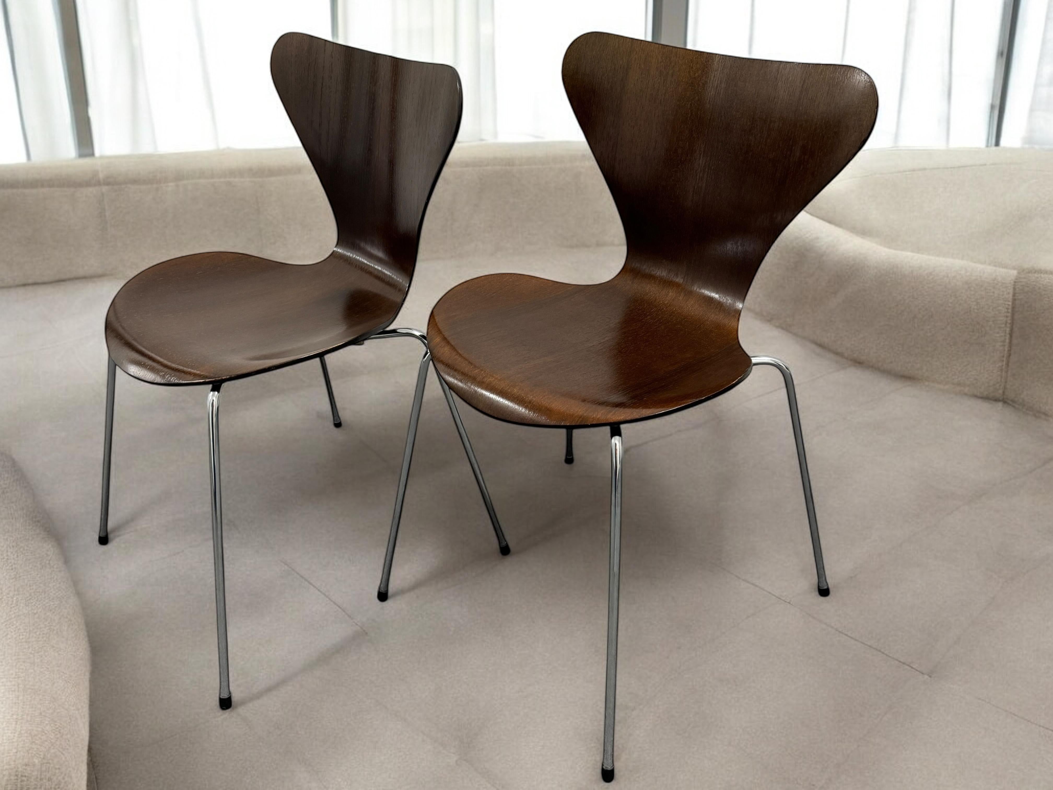 4er Set Model 3107 Serie 7 Stapelstuhl Arne Jacobsen, Fritz Hansen Deutschland im Angebot 12