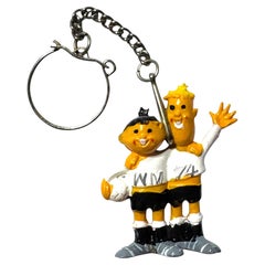 Original Vintage “Tip and Tap” Mascot Keychain Munich 1974 Fifa Soccer World Cup