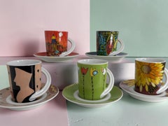 Collection'S 5 Tazza da caffè espresso e piattino Art Line Rosenthal Studio