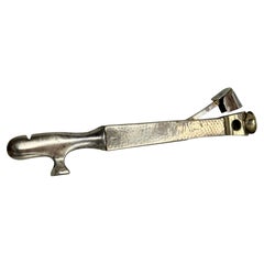 800 Silver & Metal Cigar Cutter, vintage Germany Art Deco
