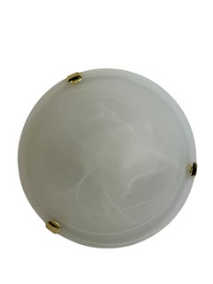 Lampada da incasso in ottone e vetro di EGLO, stile Art Déco, Austria