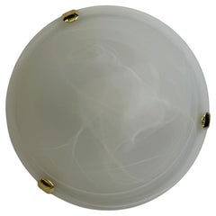 Lampada da incasso in ottone e vetro di EGLO, stile Art Déco, Austria