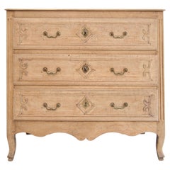 19th Century Bleached Oak Chest of Drawers