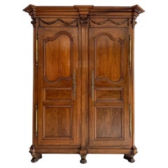 Late 18th Century Louis XVI Walnut Wardrobe