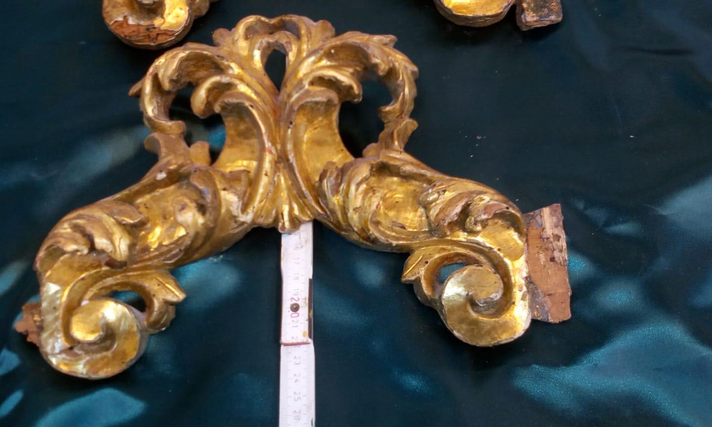 Goldene Barockfriese aus dem 17. Jahrhundert im Angebot 1