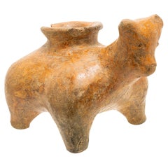 Pre-Columbian Jalisco Red Ware Dog Vessel