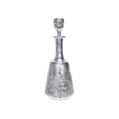 Sterling Silver and Glass Decanter