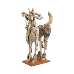 Chief Horse Driftwood Sculpture by Tina Milsavljevich