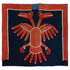 Tlingit Double Headed Raven Button Blanket