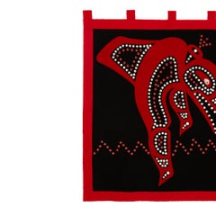 Northwest Coast Killer Whale Button Blanket