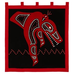 Northwest Coast Killer Whale Button Blanket