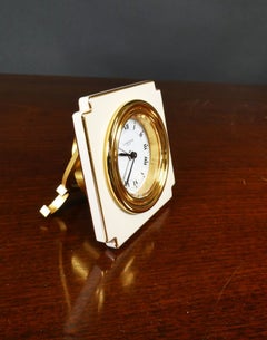 Cartier Enamel Travel Alarm Clock