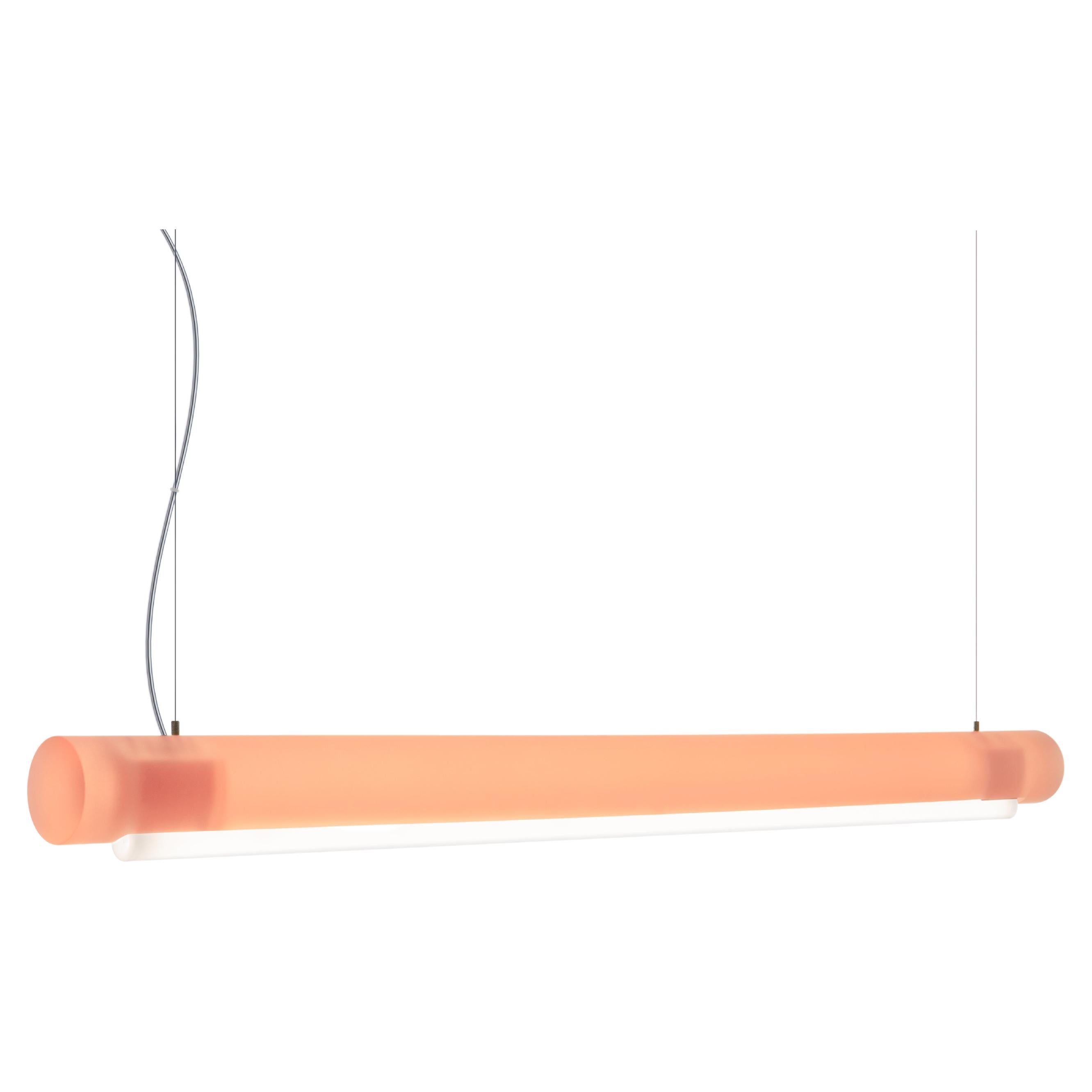 Lampe à suspension Aura simple de Sabine Marcelis en rose