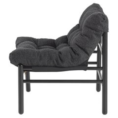 Wallace Armchair, Black Upholstery, Studio Sample, Ready to Ship